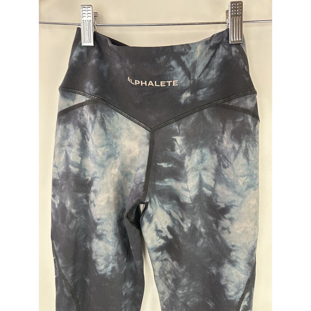 Alphalete All Purpose Legging Pants Blue Oil Strain Leggings No Size XXS or XS - Picture 8 of 9